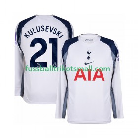 Fußballtrikots Tottenham Hotspur Kulusevski 21 2025-2026 Langarm Heimtrikotsatz kaufen